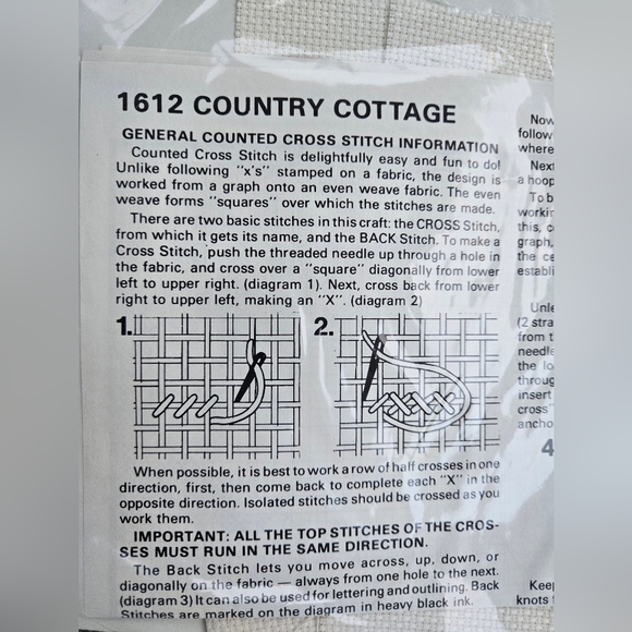 The Creative Circle #0540 & 1612 Birds Floral Cottagecore Embroidery Sealed - Picture 3 of 5